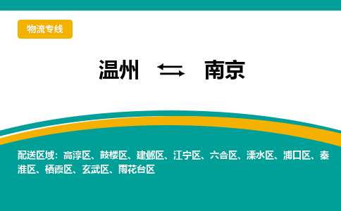 溫州到南京浦口區(qū)物流專線