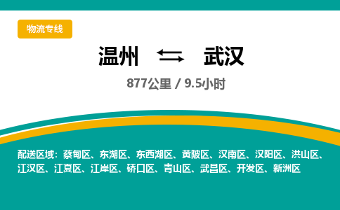 溫州到武漢江夏區(qū)物流專線