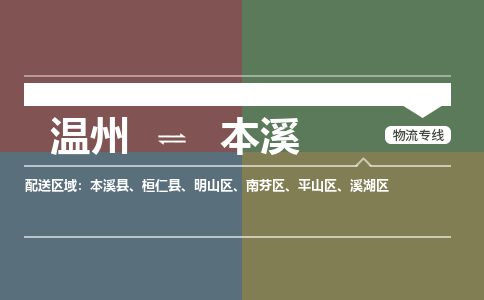 溫州到本溪溪湖區(qū)物流專線