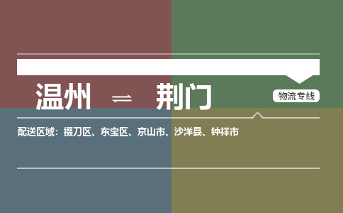 溫州到荊門東寶區(qū)物流專線