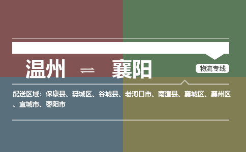 溫州到襄陽(yáng)襄城區(qū)物流專線